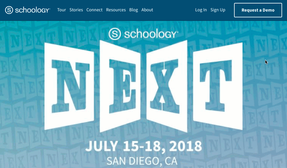 Schoology sign Schoology sign