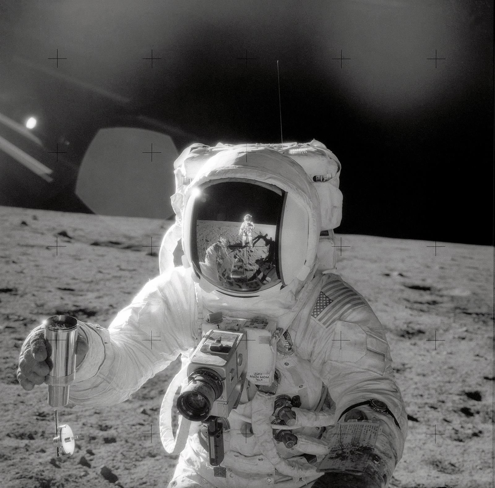 Astronaut on moon