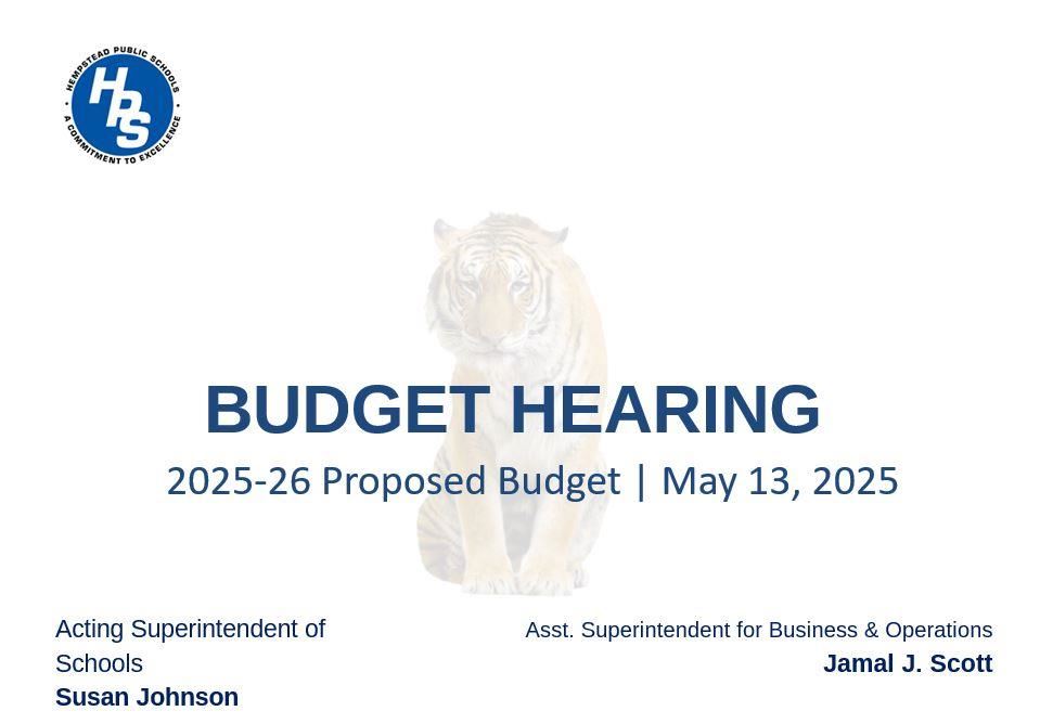 Budget Hearing May 13, 2025