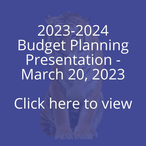 Budget Planning March 20, 2023