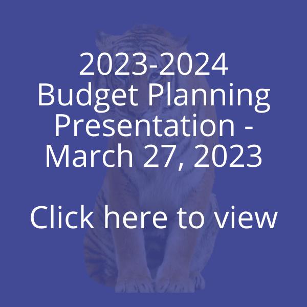 Budget Planning March 27, 2023