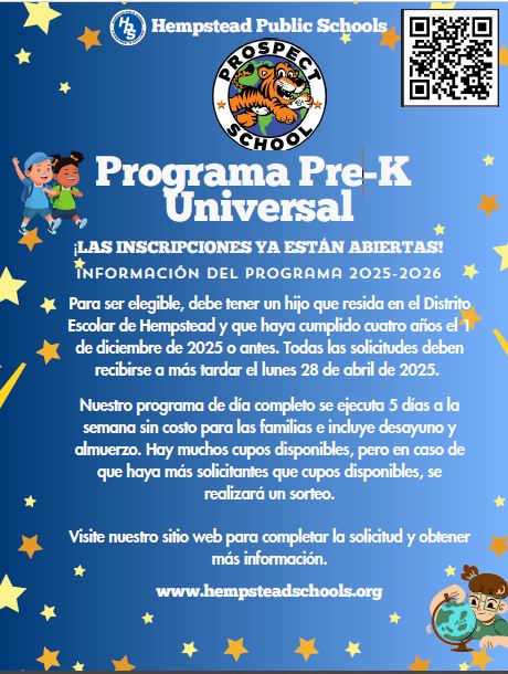  PreK Registration Flyer